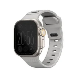 Uniq Stride Fkm Strap For Apple Watch 49/45/44Mm - Chalk Grey